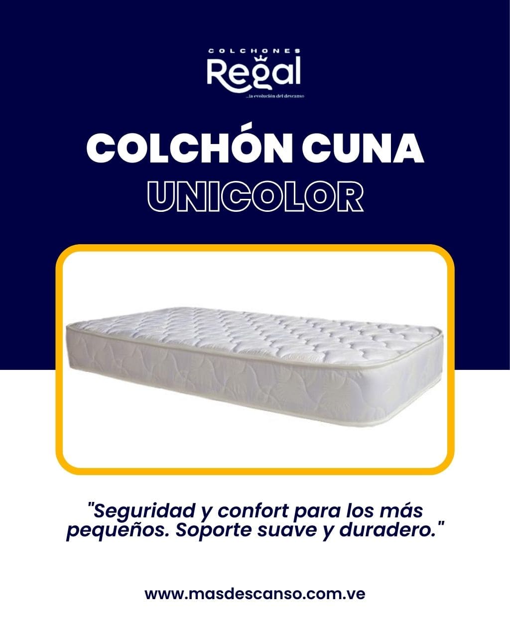 Colchón Cuna Unicolor